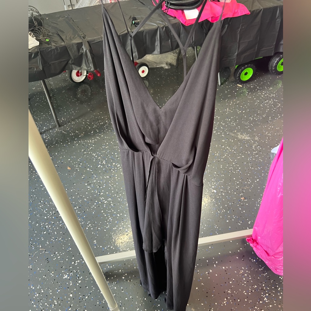 Impressions Brand Dressy Black Romper